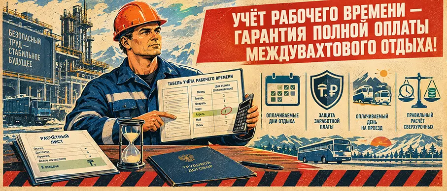 Вахтовый межрежим и переработки: как проверить начисление междувахтового отдыха и не подарить деньги работодателю ⏳💰